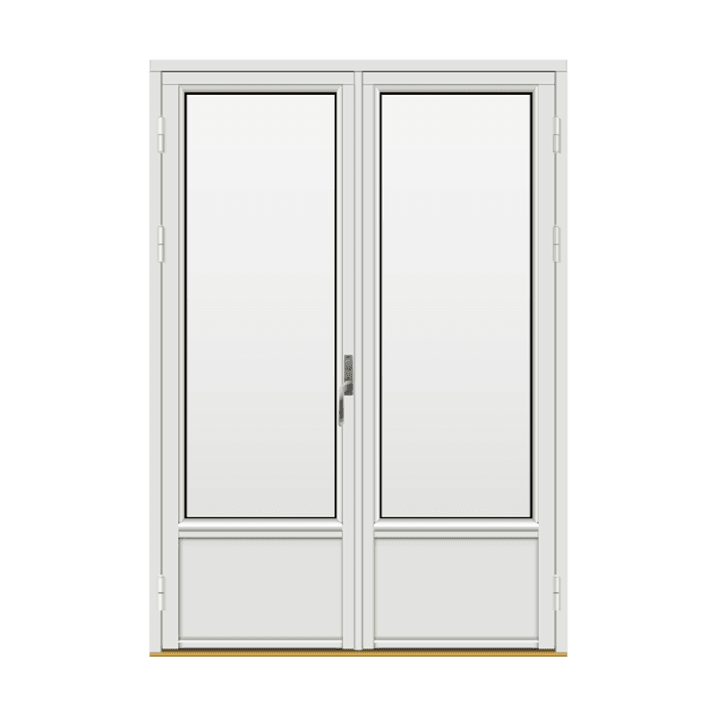 H-balkongdøren Standard Tre 2-fløyet 140x200 (139x199)