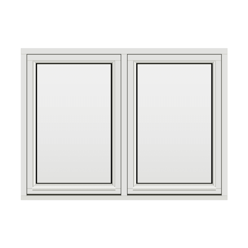 H-vinduet sidesving 2 rams 150x110 (149x109)