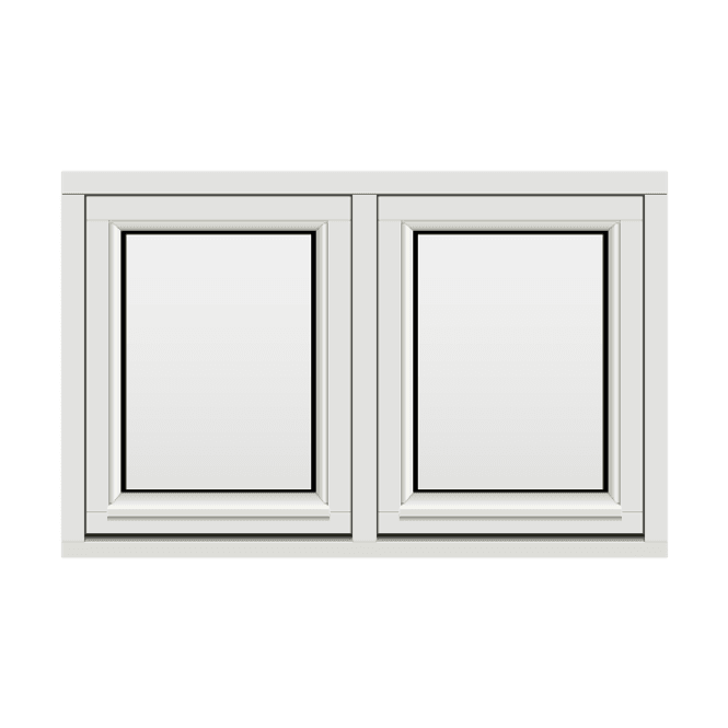 Hovedbilde H-vinduet sidesving 2 rams 110x70 (109x69)