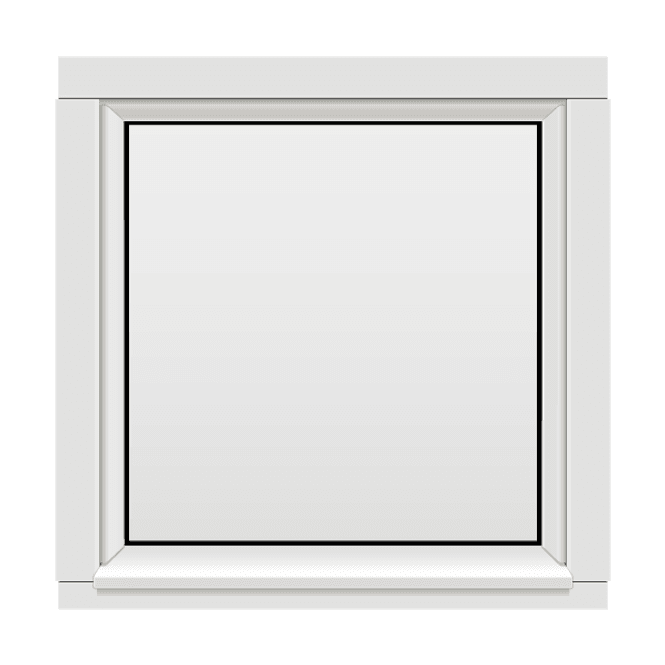 Hovedbilde Fastkarm Vindu 50x50 (49x49)